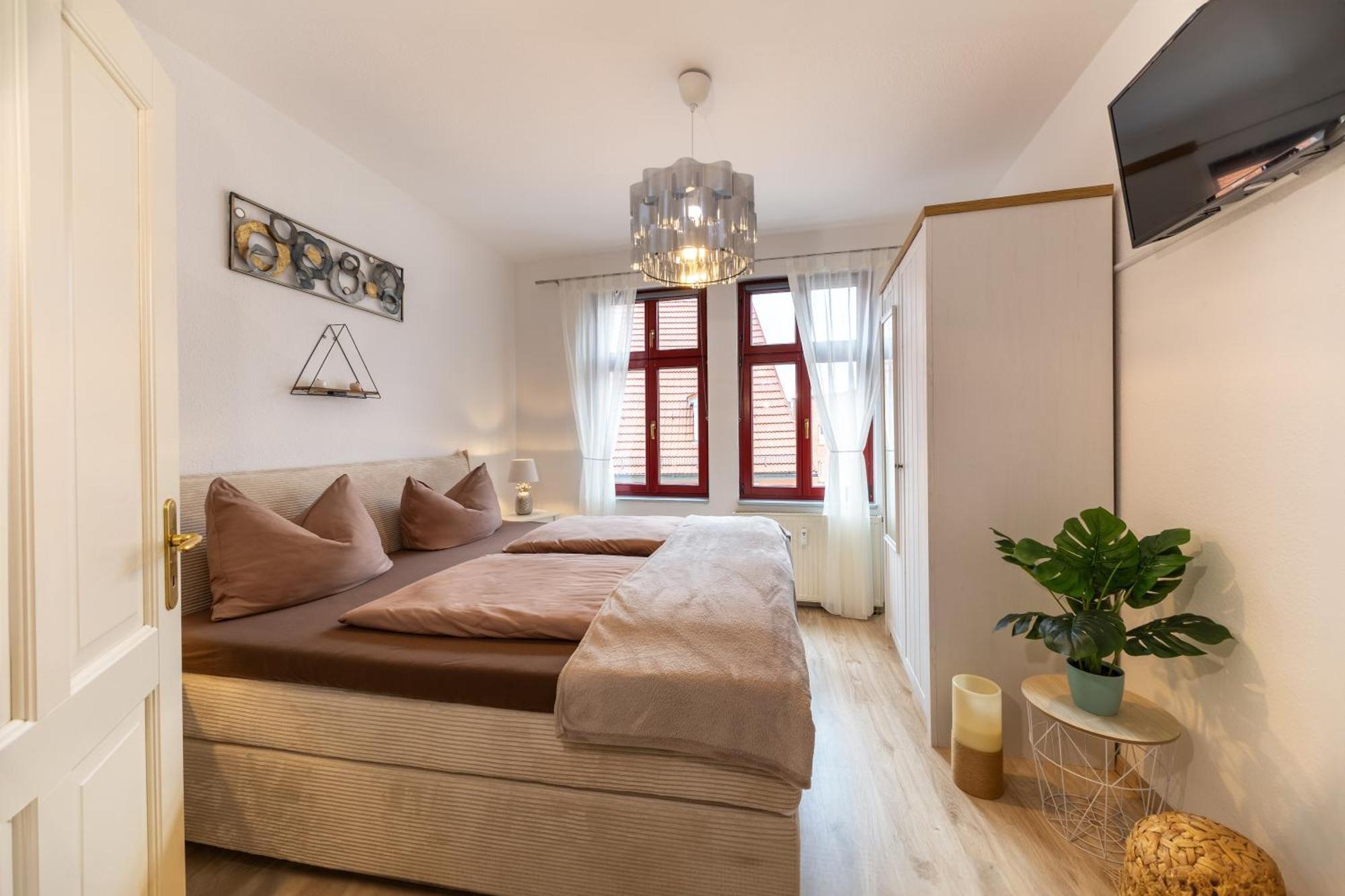 Naumburger Charme St. Barbara Apartment เนาม์บวร์ก ภายนอก รูปภาพ